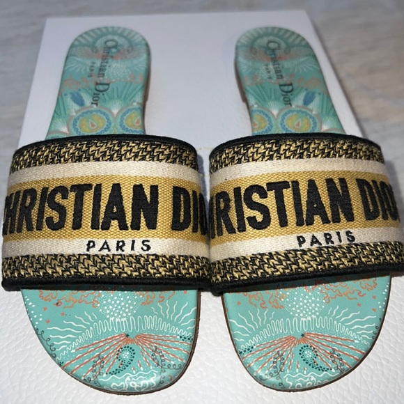Dior sandals Dway Turquoise